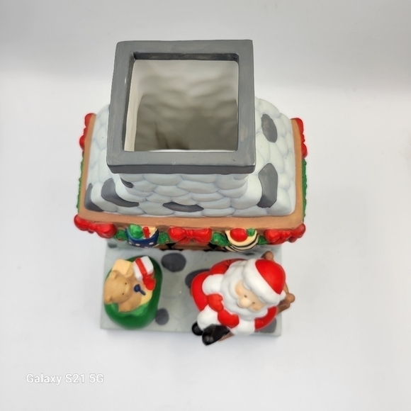 PartyLite Fireside Santa Candle Holder & Decoration - Picture 2 of 8